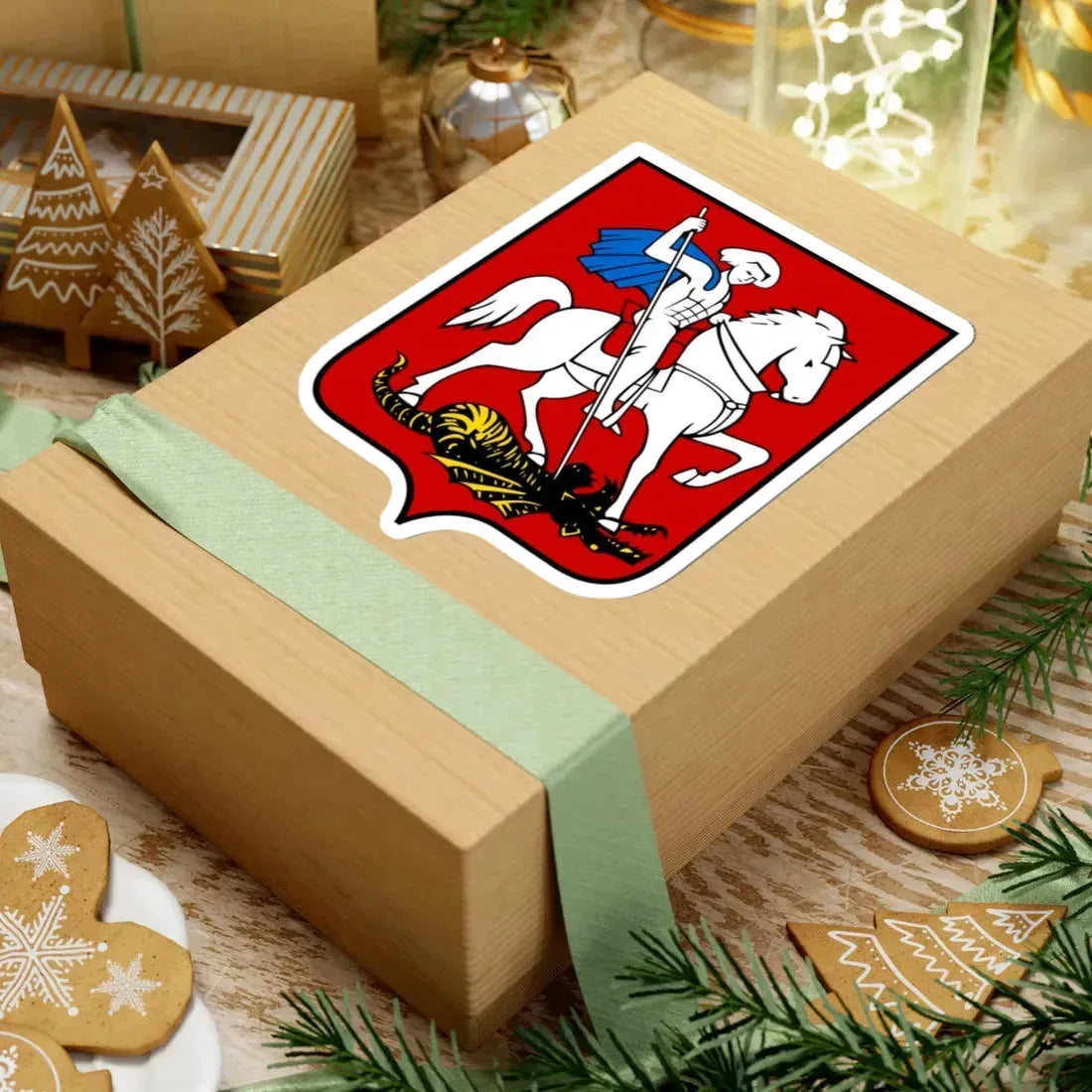 Ездец (Russia) (Coat of Arms) STICKER Vinyl Kiss-Cut Decal - The Sticker Space