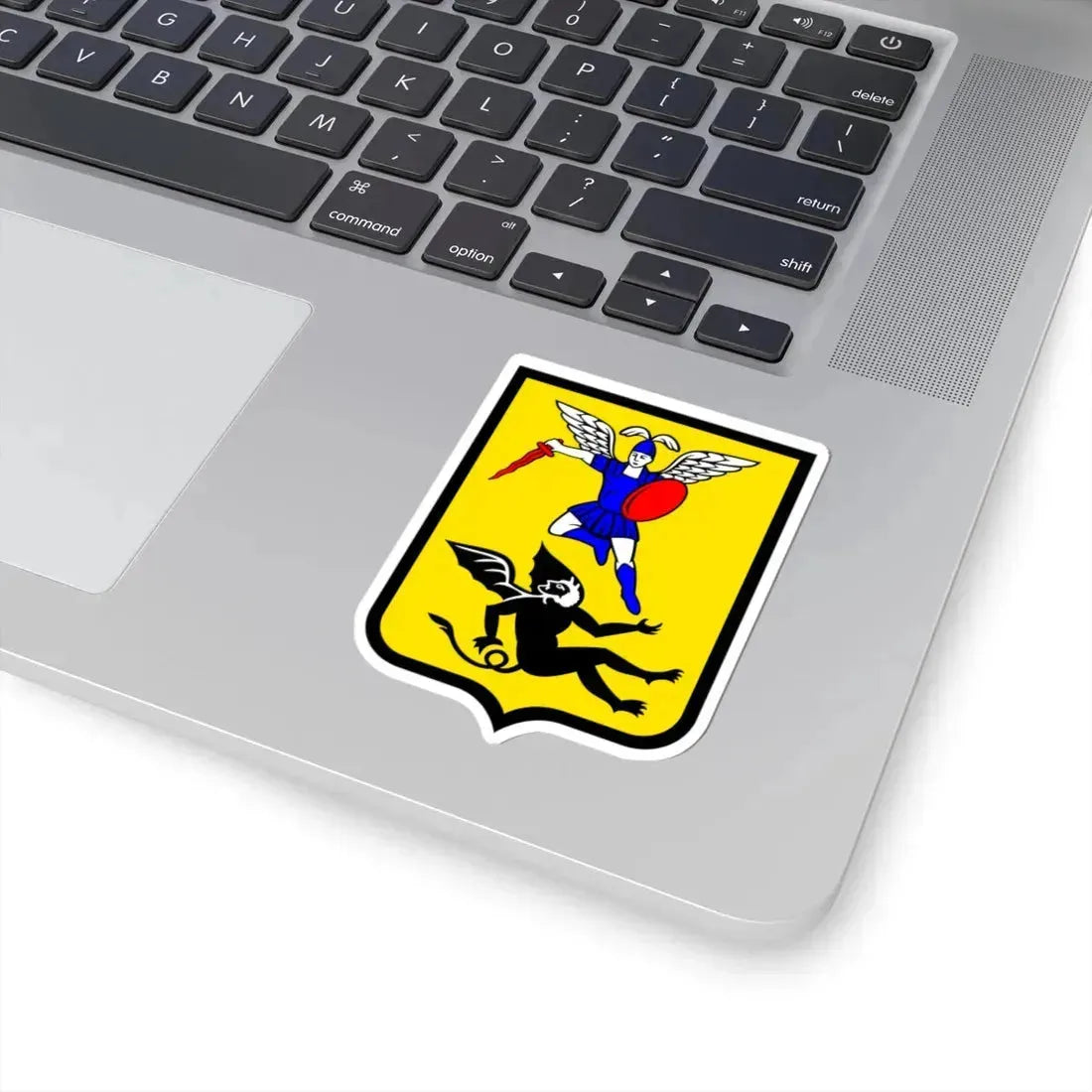 Герб Архангельска  основной на светлом фоне (Russia) (Coat of Arms) STICKER Vinyl Kiss-Cut Decal - The Sticker Space
