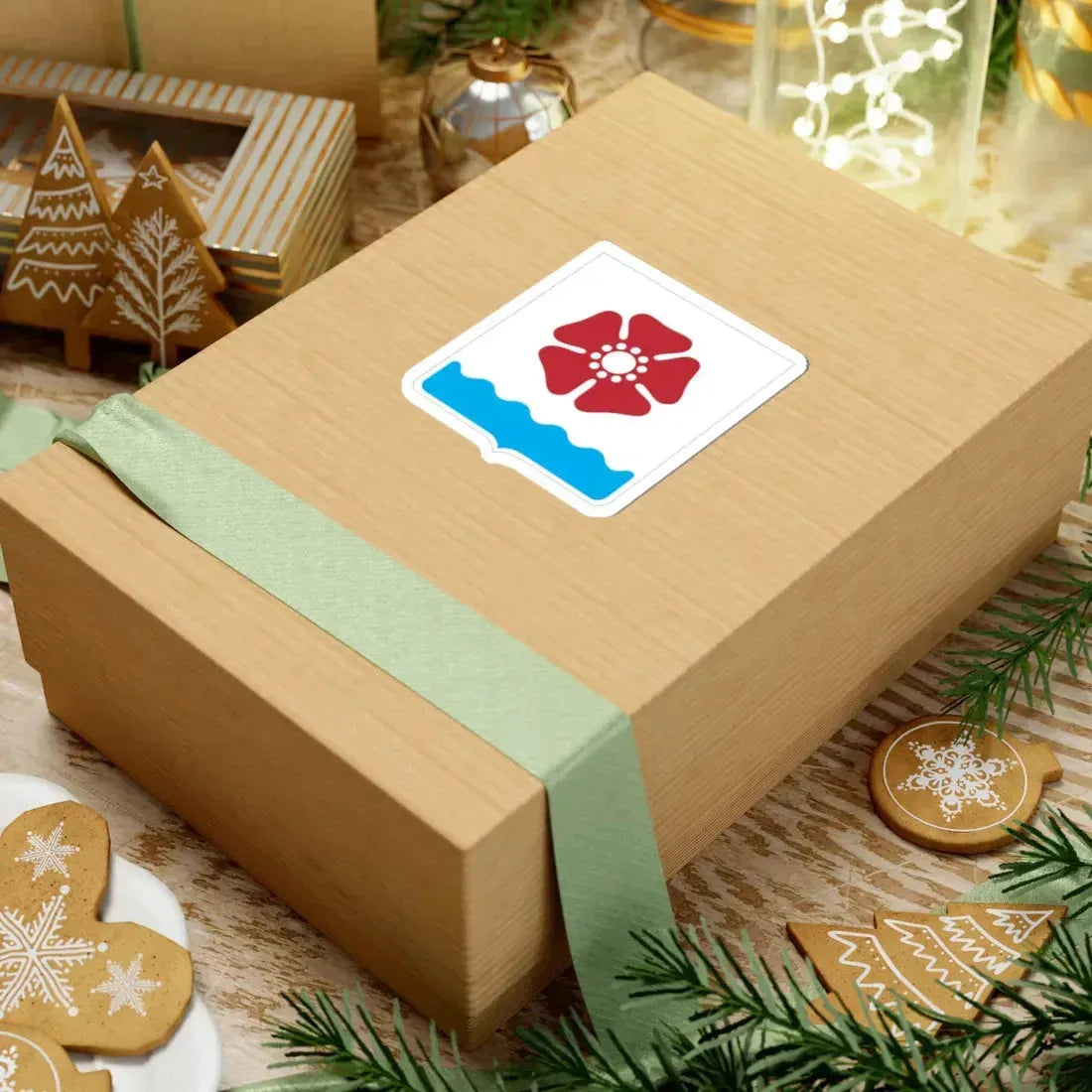 Герб города Северодвинска (Russia) (Coat of Arms) STICKER Vinyl Kiss-Cut Decal - The Sticker Space