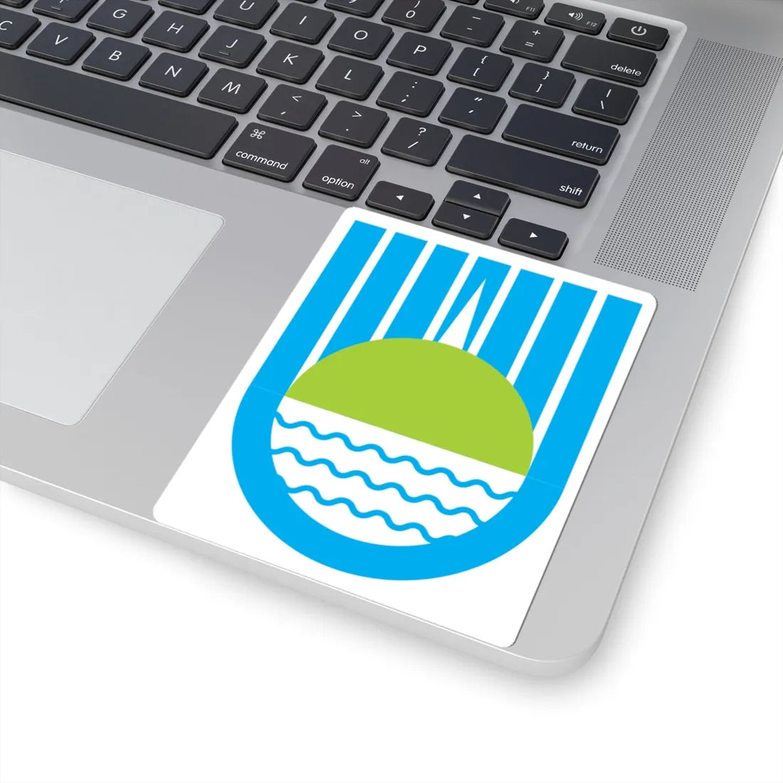 Биробиджан герб (Russia) (Coat of Arms) STICKER Vinyl Kiss-Cut Decal - The Sticker Space