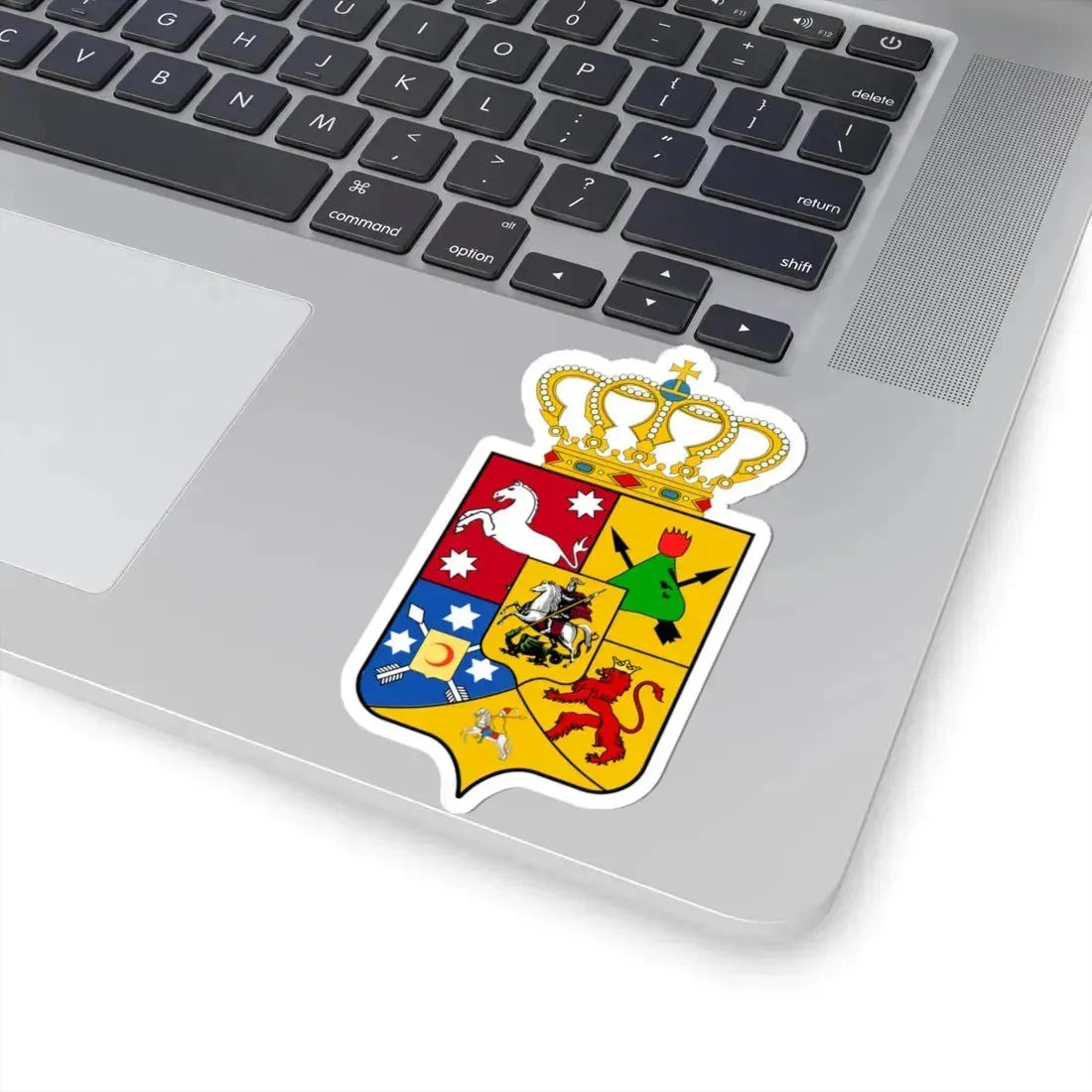 Герб царства Грузинского (Russia) (Coat of Arms) STICKER Vinyl Kiss-Cut Decal - The Sticker Space