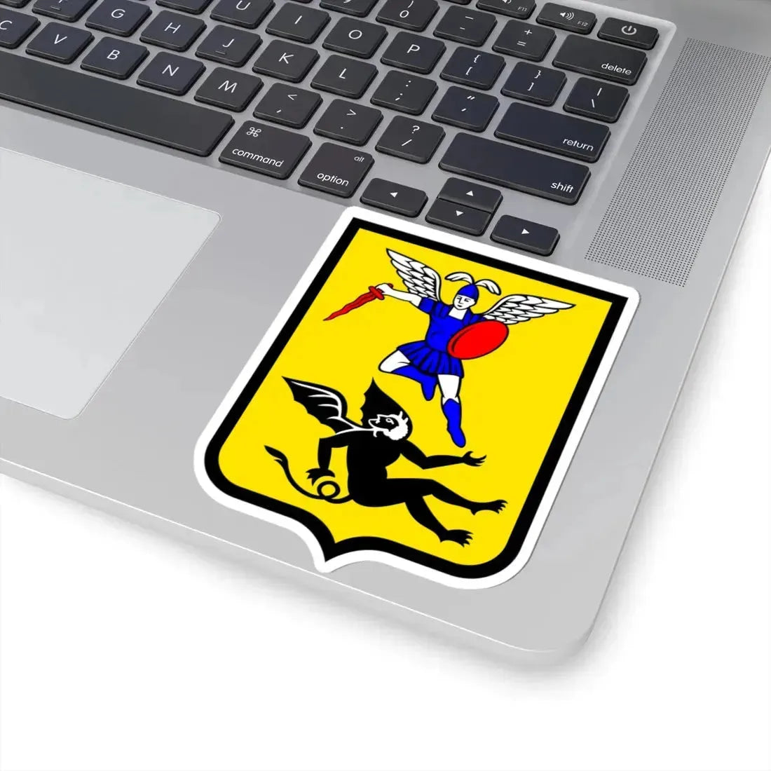 Герб Архангельска  основной на светлом фоне (Russia) (Coat of Arms) STICKER Vinyl Kiss-Cut Decal - The Sticker Space