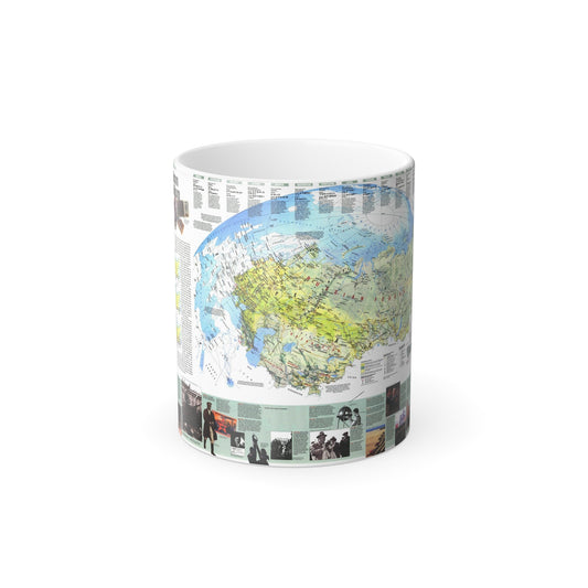 Russia - Communism to Capitalism (1993) (Map) Color Changing Mug 11oz-11oz-The Sticker Space