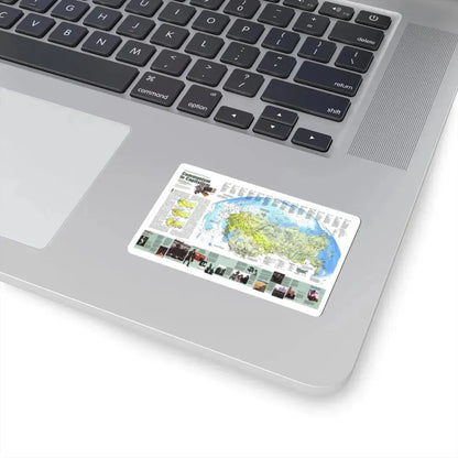 Russia - Communism to Capitalism (1993) (Map) STICKER Vinyl Kiss-Cut Decal - The Sticker Space