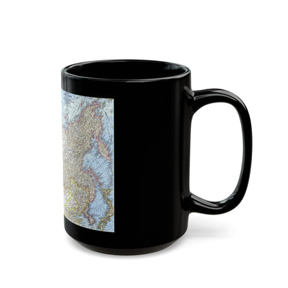 Russia - Eastern Soviet Union (1967) (Map) Black Coffee Mug-The Sticker Space