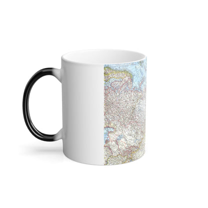 Russia - Eastern Soviet Union (1967) (Map) Color Changing Mug 11oz-11oz-The Sticker Space