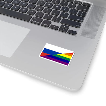 Russia Gay flag (Russia) STICKER Vinyl Kiss-Cut Decal - The Sticker Space