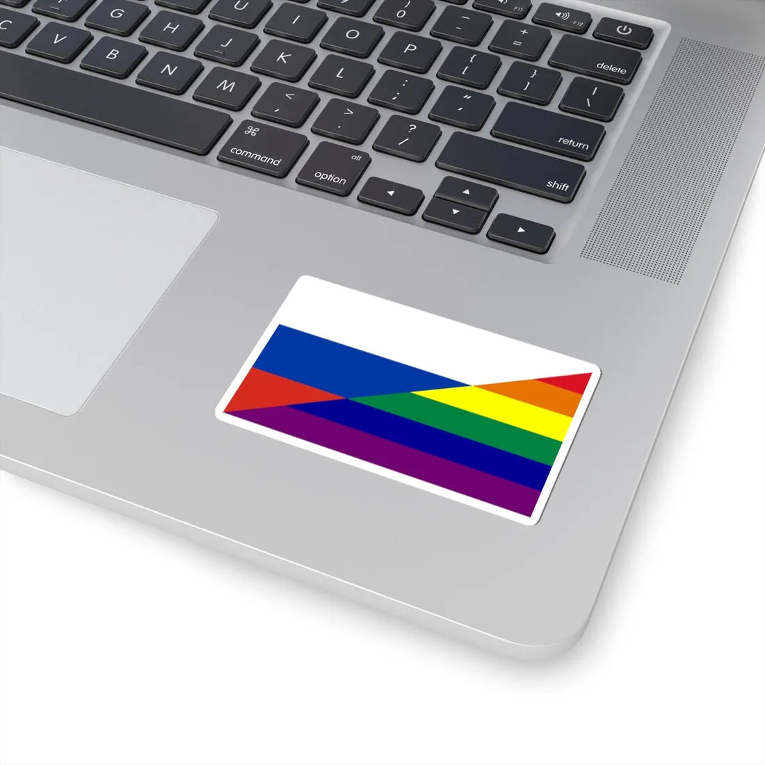 Russia Gay flag (Russia) STICKER Vinyl Kiss-Cut Decal - The Sticker Space