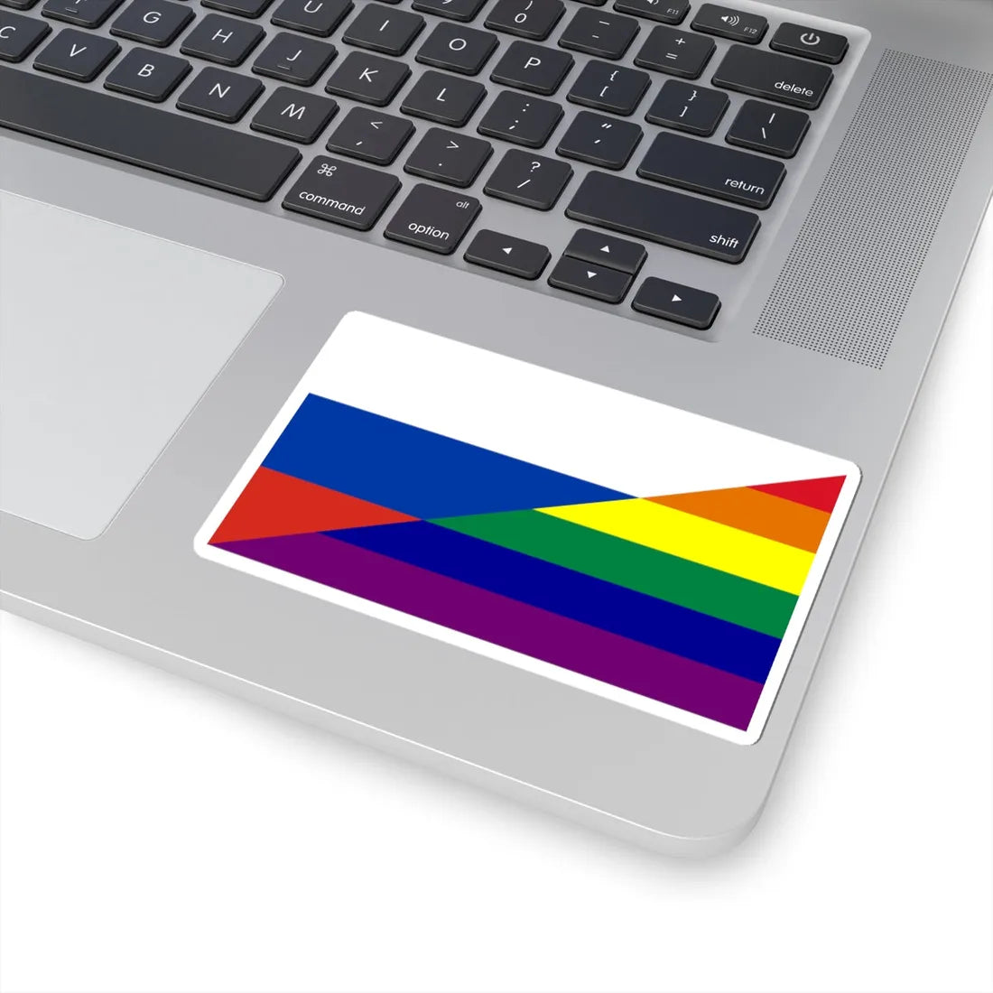 Russia Gay flag (Russia) STICKER Vinyl Kiss-Cut Decal - The Sticker Space