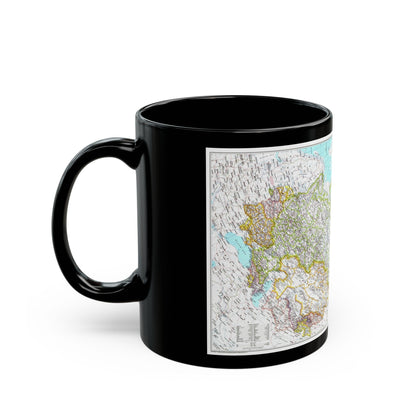 Russia - Soviet Union 1 (1990) (Map) Black Coffee Mug-The Sticker Space