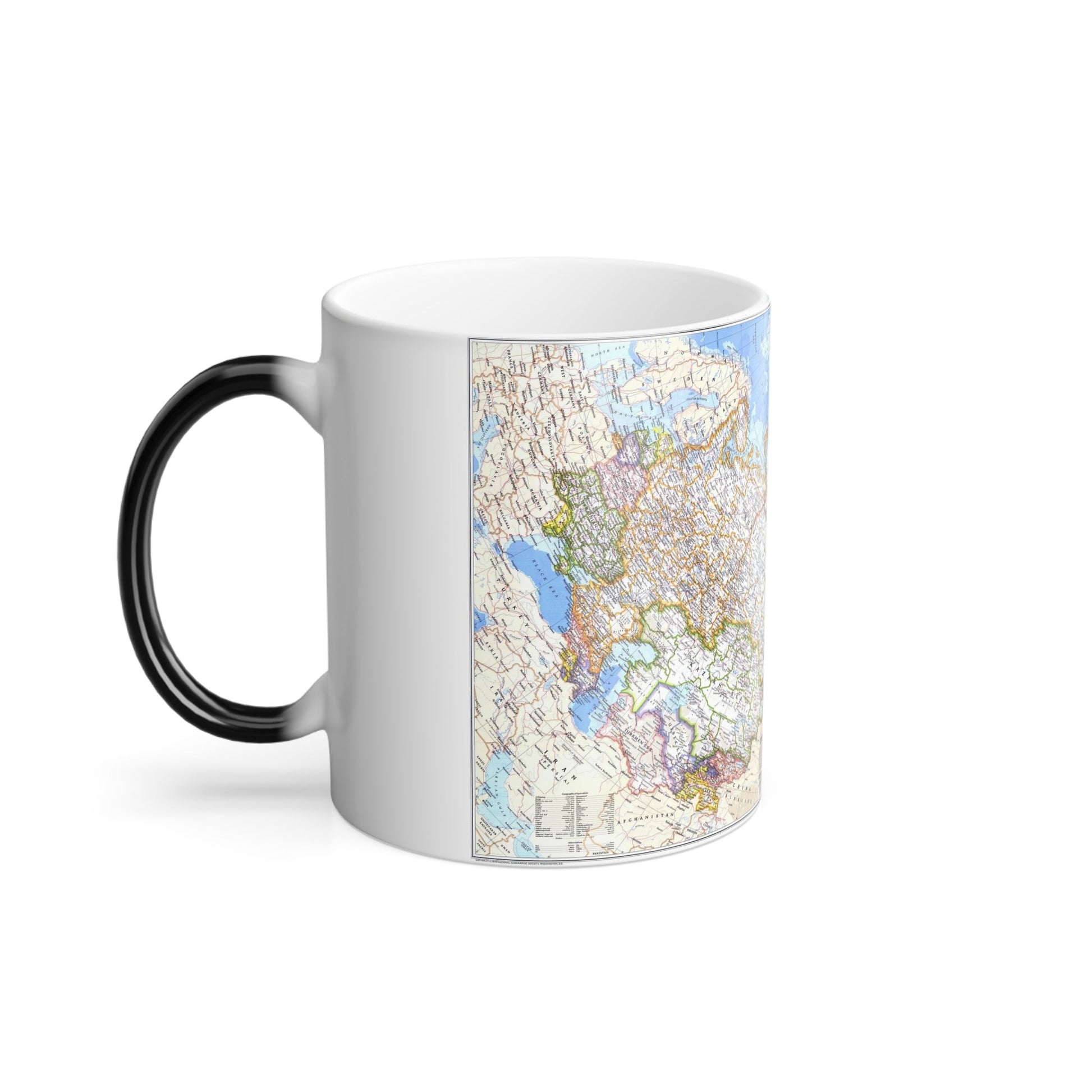 Russia - Soviet Union (1976) (Map) Color Changing Mug 11oz-11oz-The Sticker Space