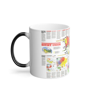 Russia - Soviet Union 2 (1990) (Map) Color Changing Mug 11oz-11oz-The Sticker Space