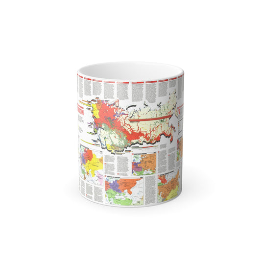 Russia - Soviet Union 2 (1990) (Map) Color Changing Mug 11oz-11oz-The Sticker Space