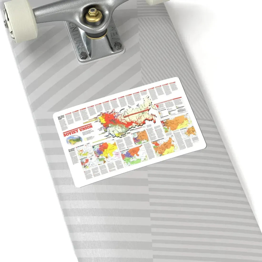 Russia - Soviet Union 2 (1990) (Map) STICKER Vinyl Kiss-Cut Decal - The Sticker Space