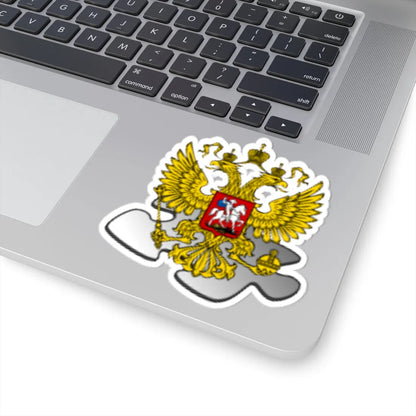Russia template coat of arms (Russia) (Coat of Arms) STICKER Vinyl Kiss-Cut Decal - The Sticker Space