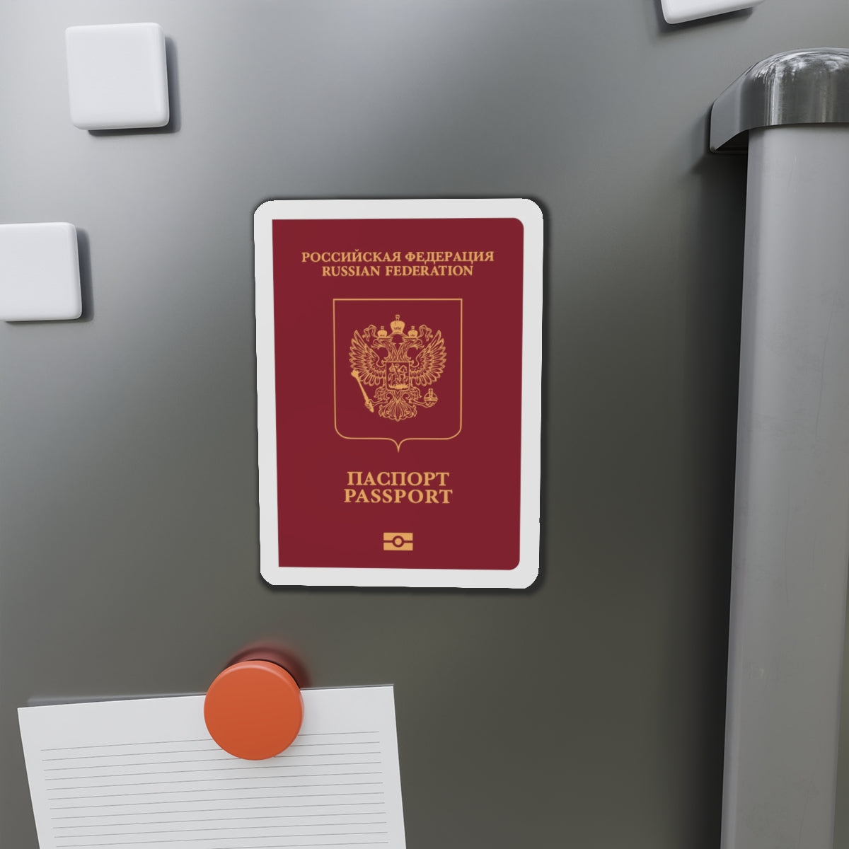 Russian Passport (External) - Die-Cut Magnet-The Sticker Space