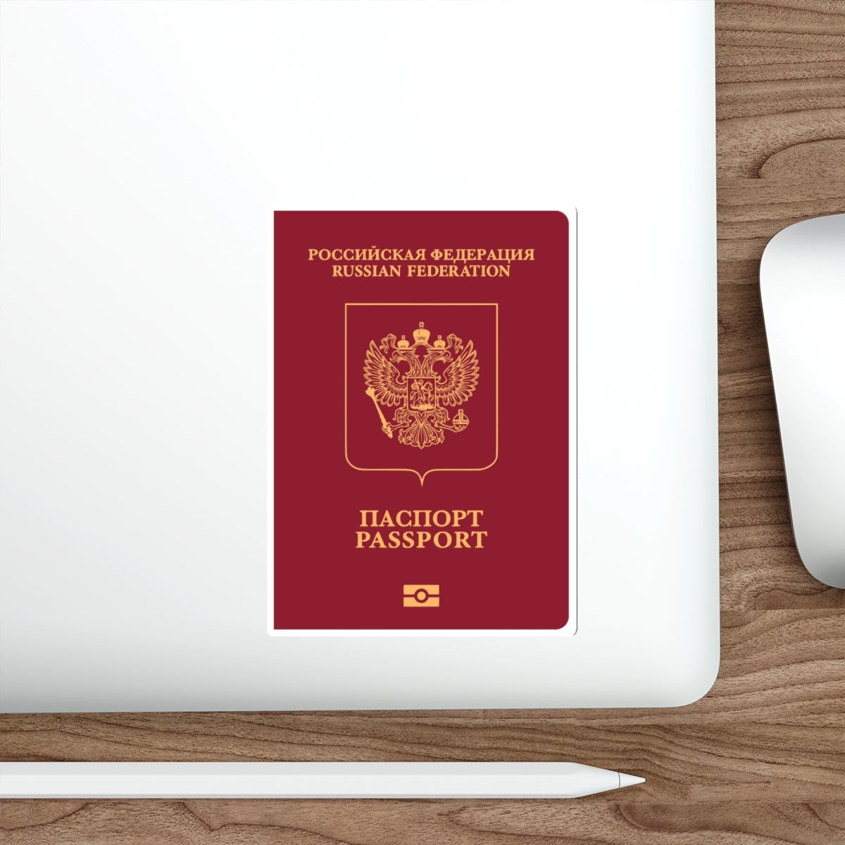 Russian Passport (External) STICKER Vinyl Die-Cut Decal-The Sticker Space