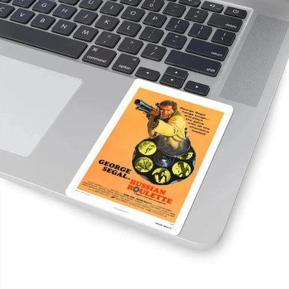 Russian Roulette 1975 Movie Poster - STICKER Vinyl Kiss-Cut Decal - The Sticker Space