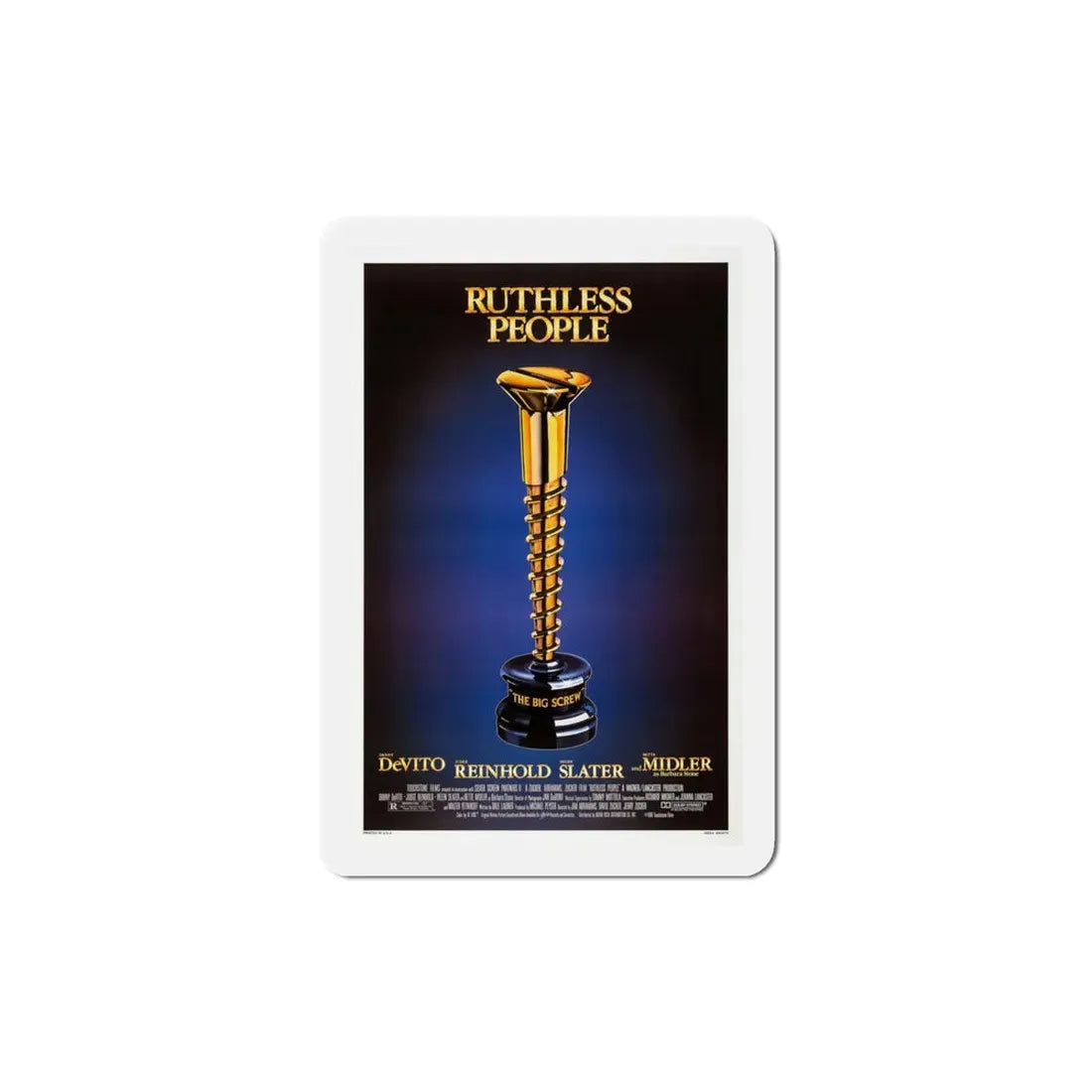 Ruthless People 1986 Movie Poster Refrigerator Magnet - The Sticker Space