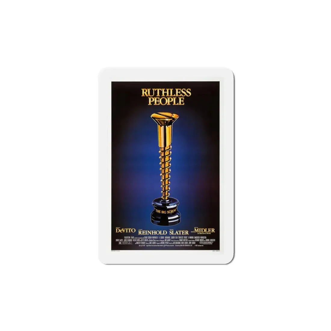 Ruthless People 1986 Movie Poster Refrigerator Magnet - The Sticker Space