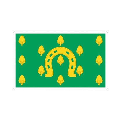 Rutland County Flag (England) STICKER Vinyl Kiss-Cut Decal 6 Inch White - The Sticker Space