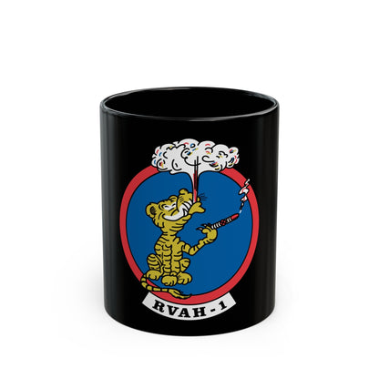 RVAH 1 (U.S. Navy) Black Coffee Mug-11oz-The Sticker Space