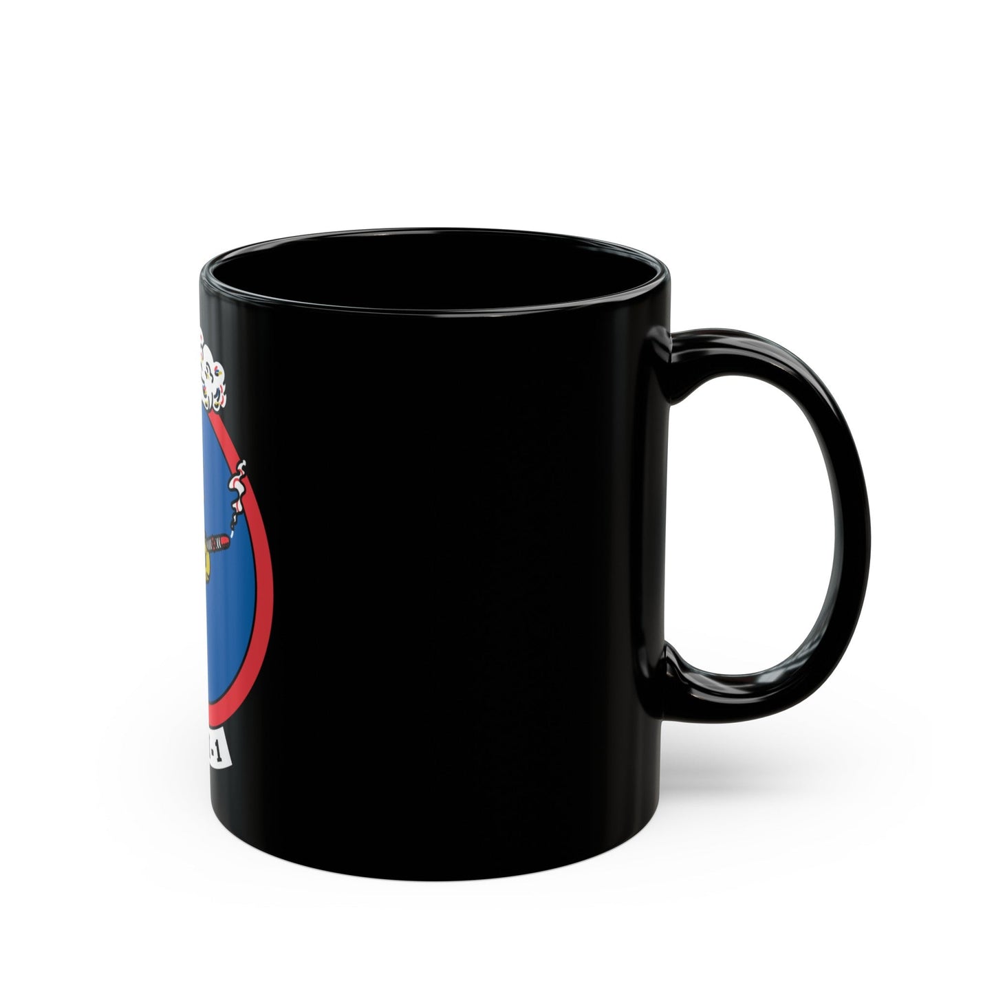 RVAH 1 (U.S. Navy) Black Coffee Mug-The Sticker Space