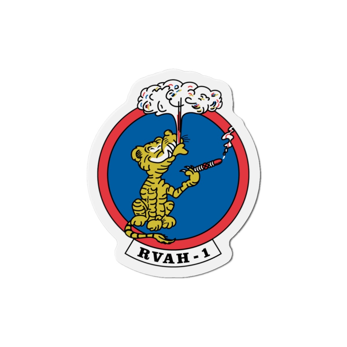 RVAH 1 (U.S. Navy) Die-Cut Magnet-3" x 3"-The Sticker Space