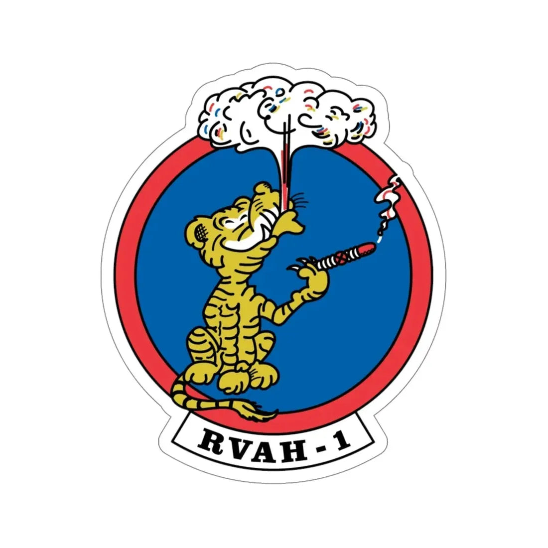 RVAH 1 (U.S. Navy) STICKER Vinyl Die-Cut Decal - The Sticker Space