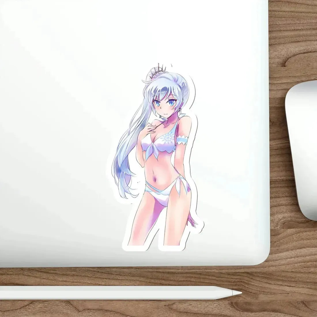 RWBY - Weiss Schnee (Anime/Ecchi/Waifu) STICKER Vinyl Die-Cut Decal - The Sticker Space