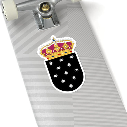 Rymdstyrelsen vapen (Sweden) (Coat of Arms) STICKER Vinyl Kiss-Cut Decal - The Sticker Space