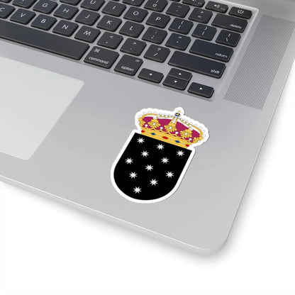 Rymdstyrelsen vapen (Sweden) (Coat of Arms) STICKER Vinyl Kiss-Cut Decal - The Sticker Space