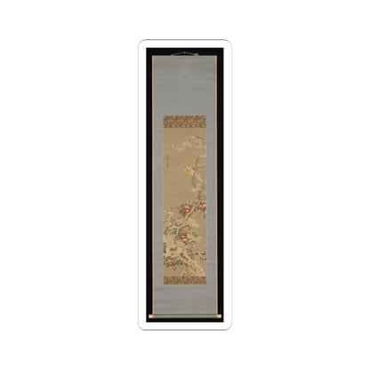 Sō Shiseki - Bird among Camellias in Snow - mid-18th century v2 - STICKER Vinyl Kiss-Cut Decal