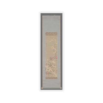 Sō Shiseki - Bird among Camellias in Snow - mid-18th century v2 - STICKER Vinyl Kiss-Cut Decal