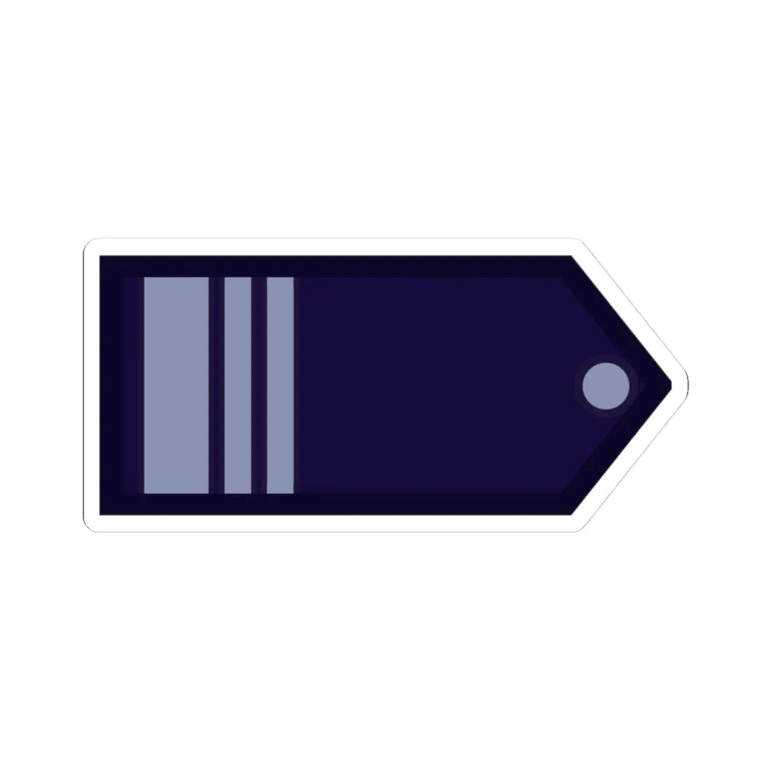 SA FAA (Argentina) (Military Rank) STICKER Vinyl Kiss-Cut Decal 3 Inch White - The Sticker Space