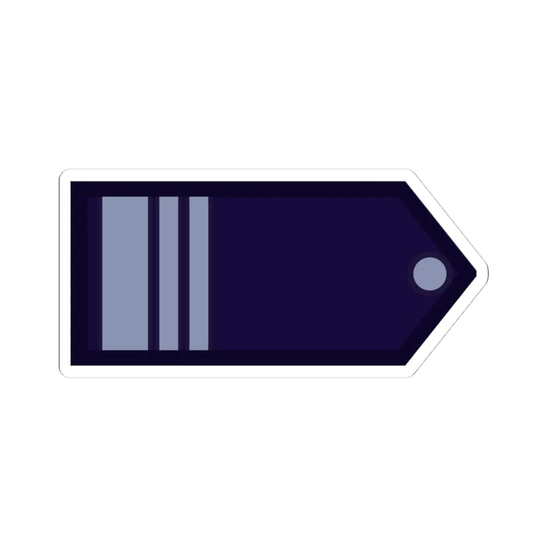 SA FAA (Argentina) (Military Rank) STICKER Vinyl Kiss-Cut Decal 4 Inch White - The Sticker Space