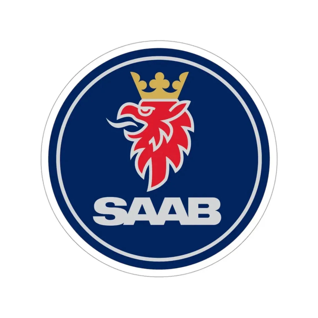 Saab Car Logo STICKER Vinyl Die-Cut Decal 3 Inch - The Sticker Space