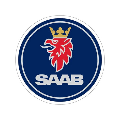 Saab Car Logo STICKER Vinyl Die-Cut Decal 4 Inch - The Sticker Space