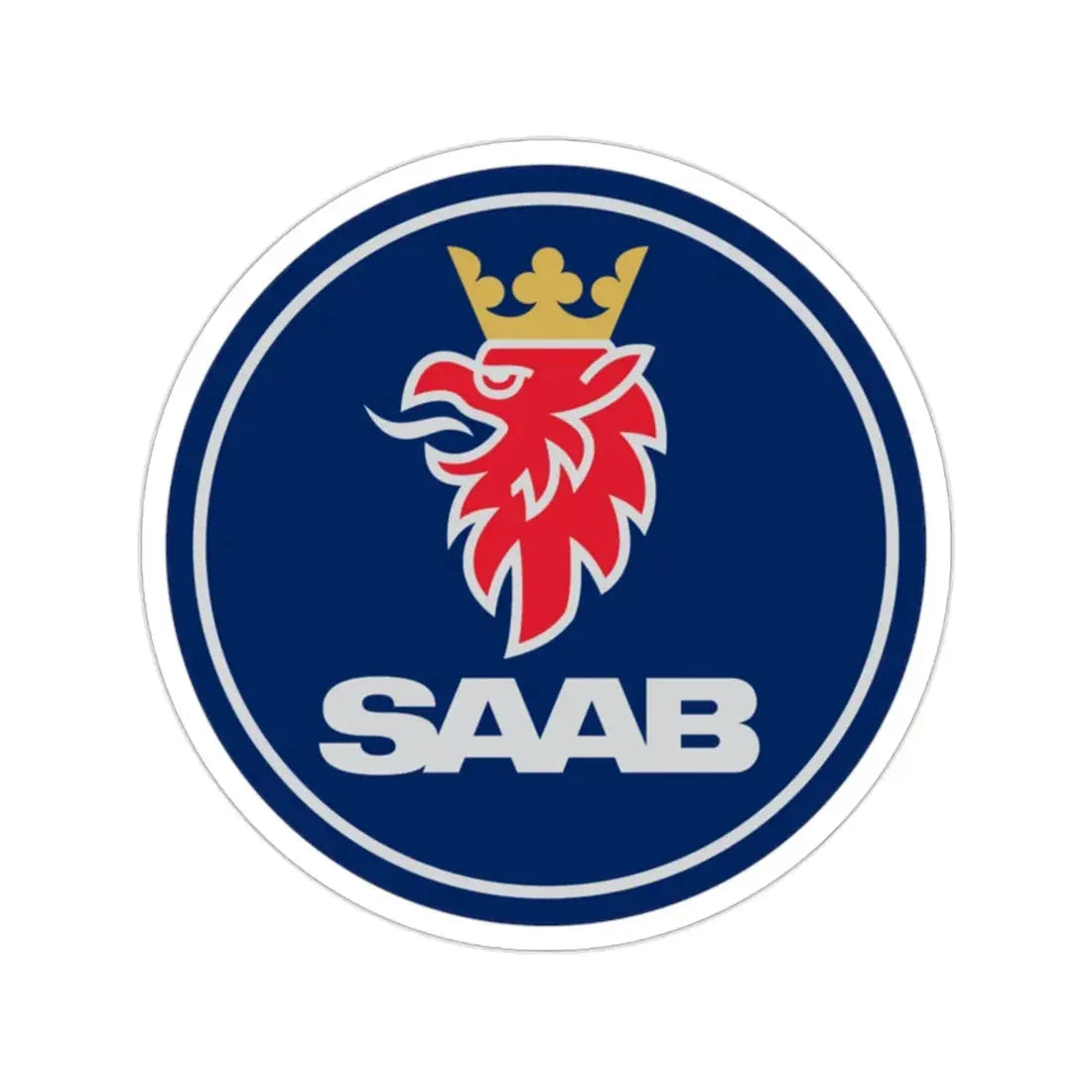 Saab Car Logo STICKER Vinyl Die-Cut Decal - The Sticker Space