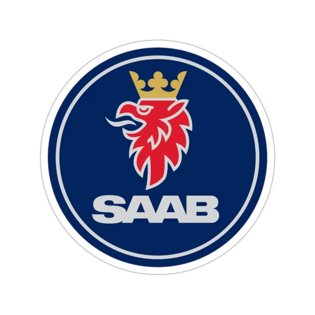 Saab Car Logo STICKER Vinyl Die-Cut Decal - The Sticker Space
