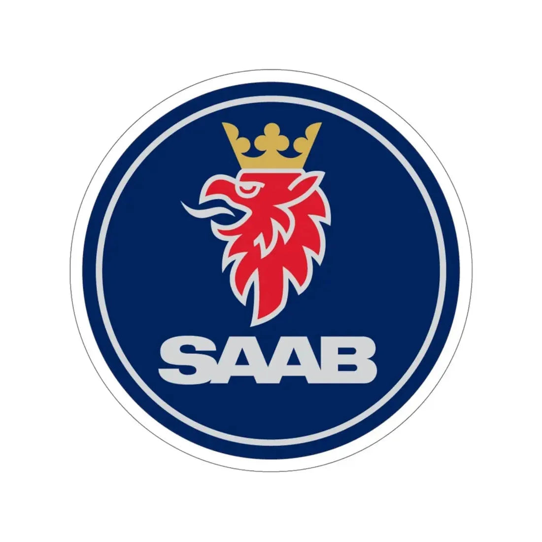 Saab Car Logo STICKER Vinyl Die-Cut Decal - The Sticker Space