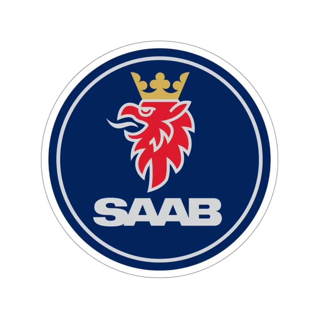Saab Car Logo STICKER Vinyl Die-Cut Decal - The Sticker Space
