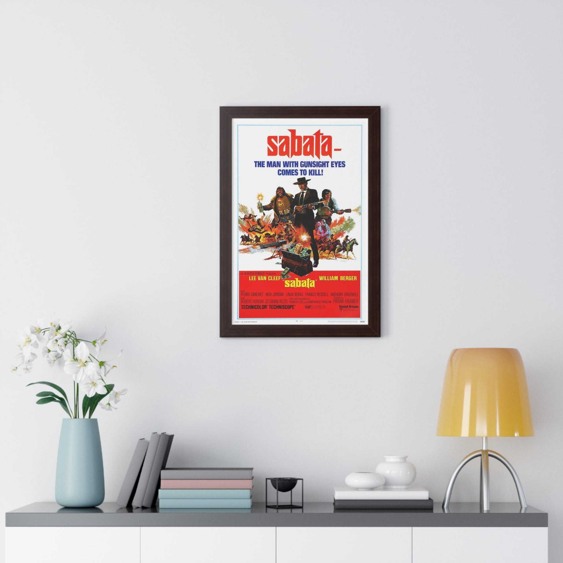 SABATA 1969 - Framed Movie Poster-The Sticker Space