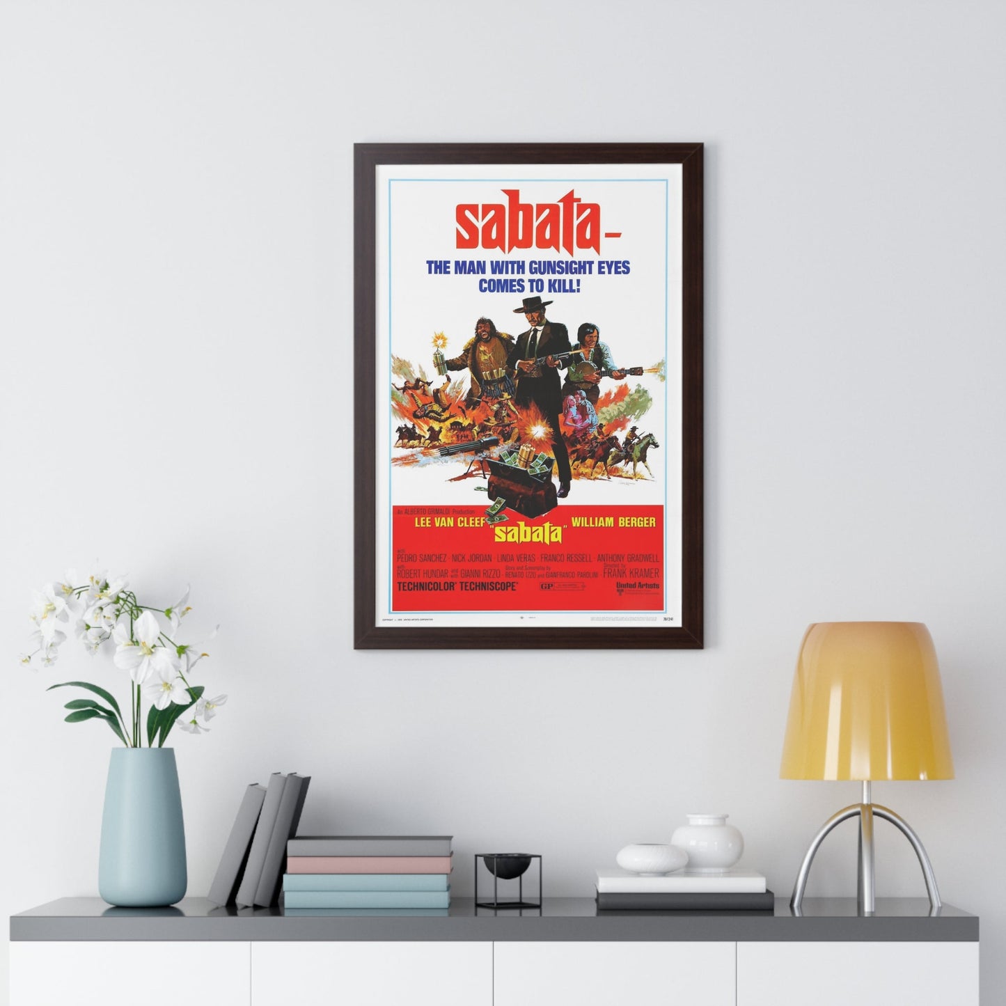 SABATA 1969 - Framed Movie Poster-The Sticker Space