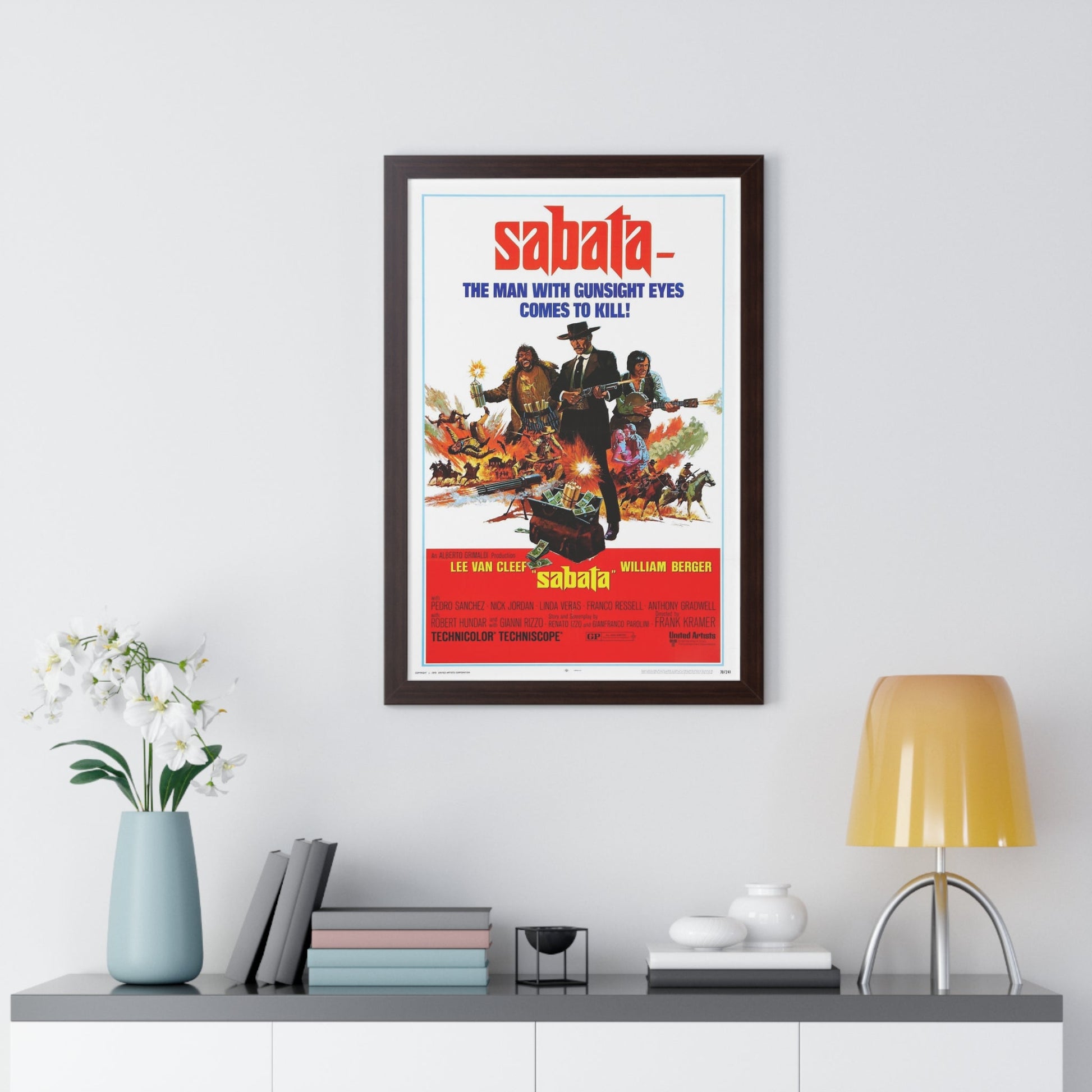 SABATA 1969 - Framed Movie Poster-The Sticker Space