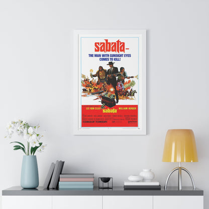 SABATA 1969 - Framed Movie Poster-The Sticker Space