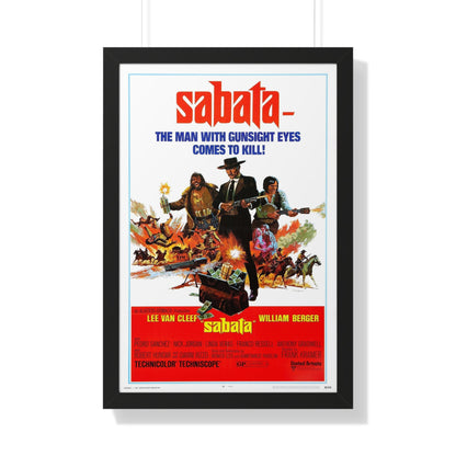 SABATA 1969 - Framed Movie Poster-20" x 30"-The Sticker Space