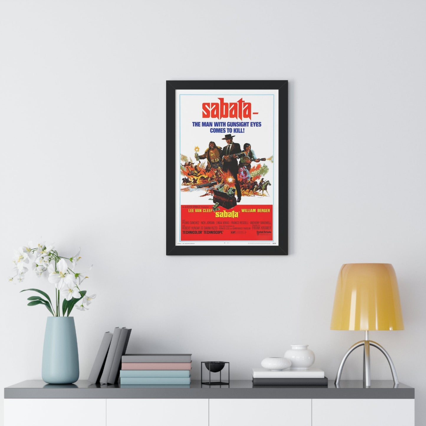 SABATA 1969 - Framed Movie Poster-The Sticker Space