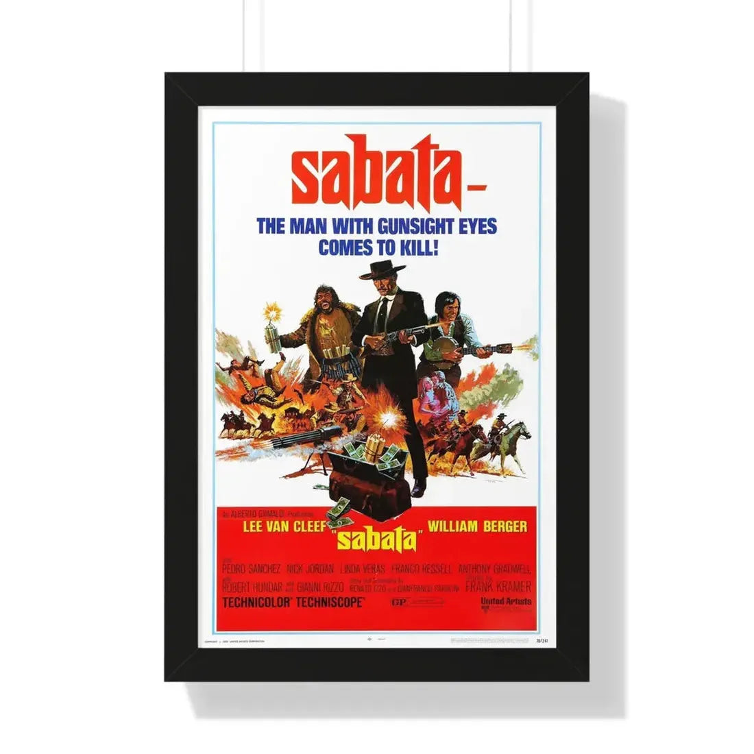 SABATA 1969 - Framed Movie Poster - The Sticker Space