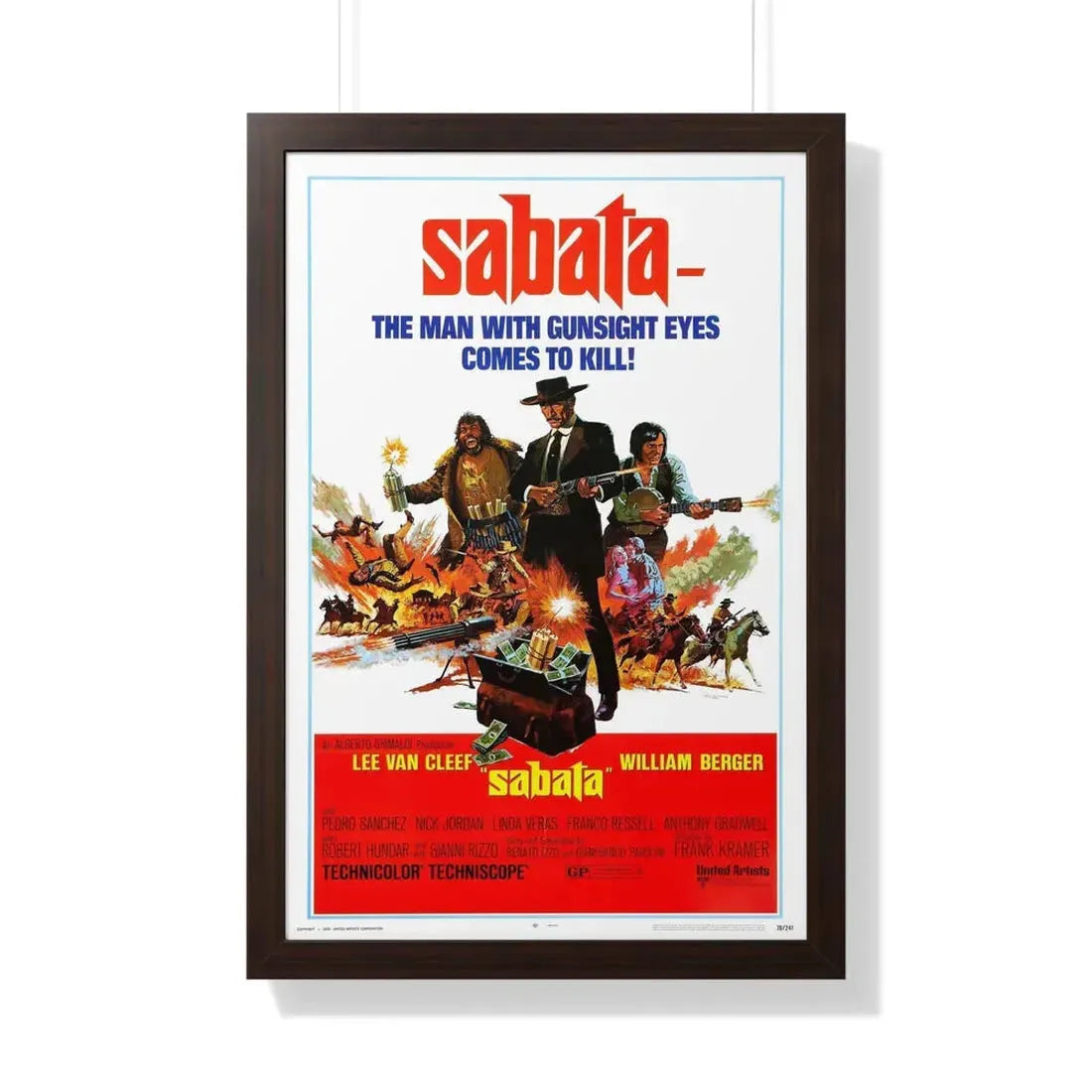SABATA 1969 - Framed Movie Poster - The Sticker Space